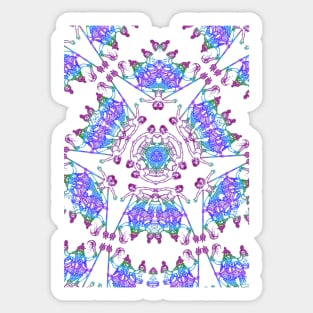 kali mata mandala Sticker